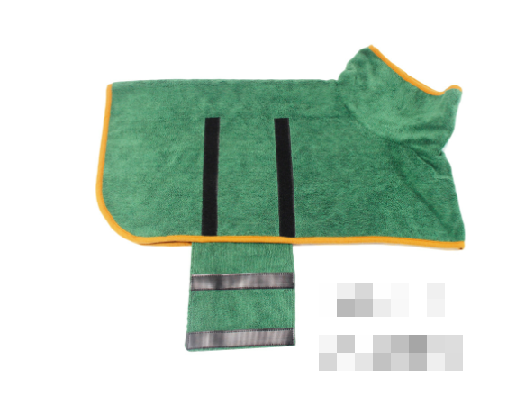 Toalla‑bata absorbente para perros y gatos