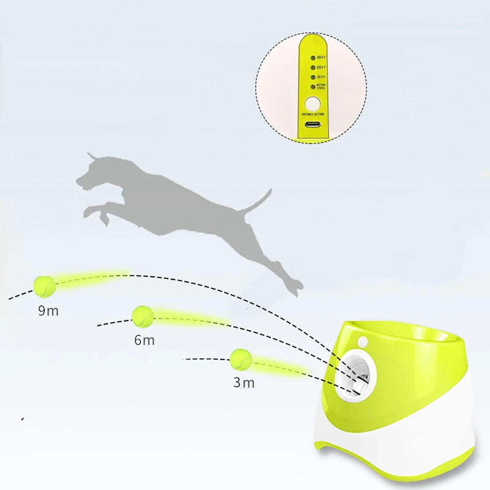 Lanzador Automático de Pelotas para Perros