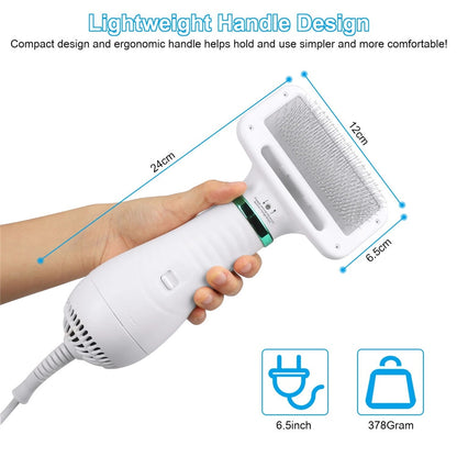 Secador Portátil 2 en 1 para Pelaje de Perros