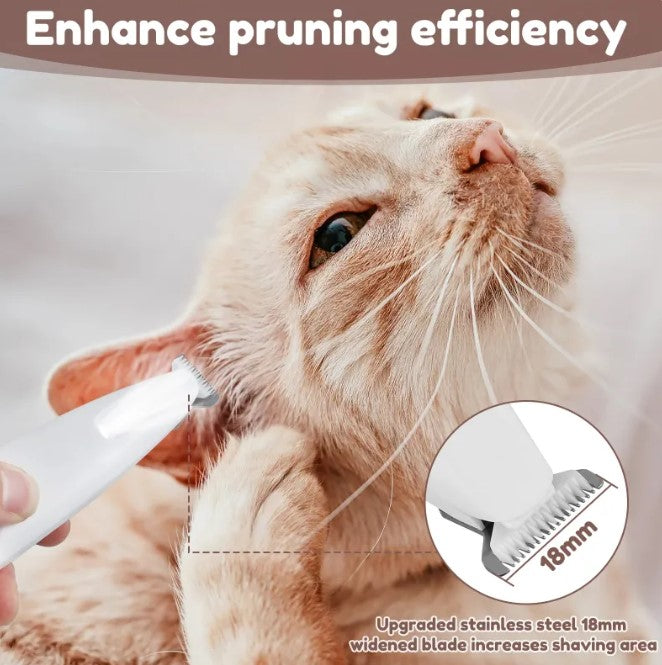 Corta Pelos para Patas de Mascotas  con Luz LED